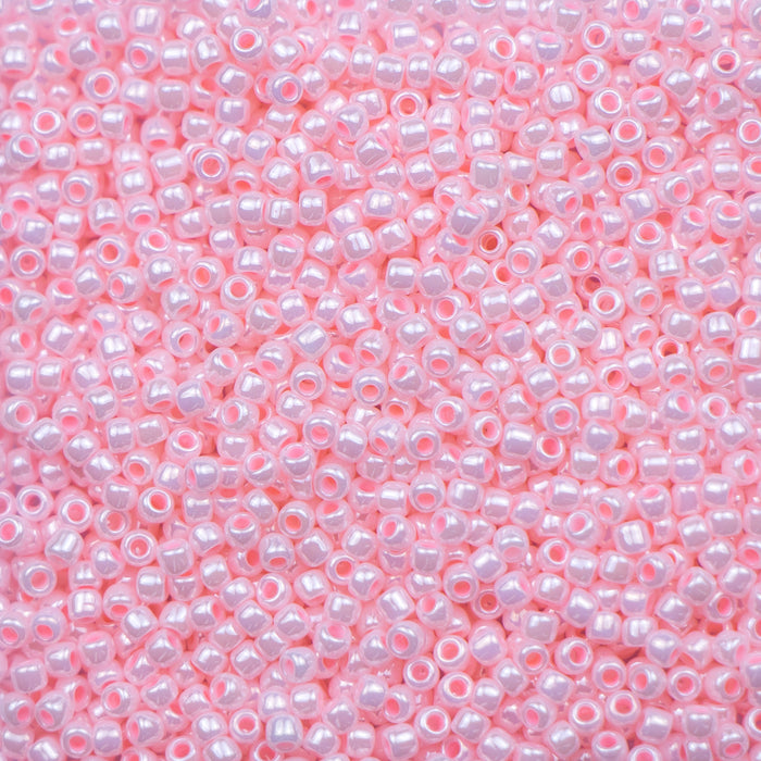 11/0 TOHO Seed Bead - Opaque-Lustered Baby Pink