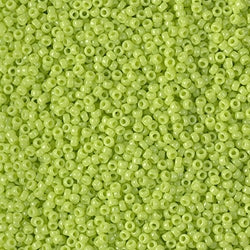 15/0 Miyuki SEED Bead - Opaque Chartreuse