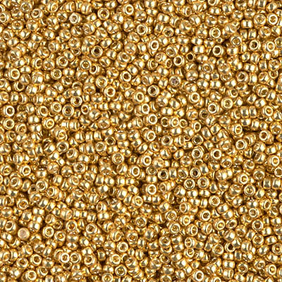 15/0 Miyuki SEED Bead - Duracoat Galvanized Gold