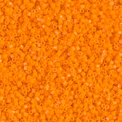 15/0 Cut Miyuki SEED Bead - Opaque Tangerine