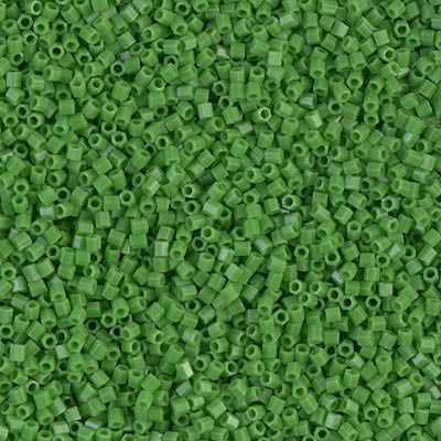15/0 Cut Miyuki SEED Bead - Opaque Green