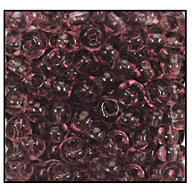 10/0 Preciosa Seed Beads - Transparent Amethyst