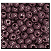 8/0 Preciosa Seed Beads - Opaque Amethyst