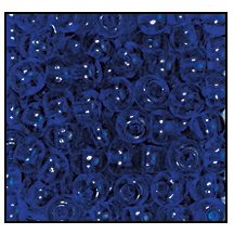 11/0 Preciosa Seed Beads - Transparent Cobalt