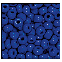 11/0 Preciosa Seed Beads - Opaque Dark Blue