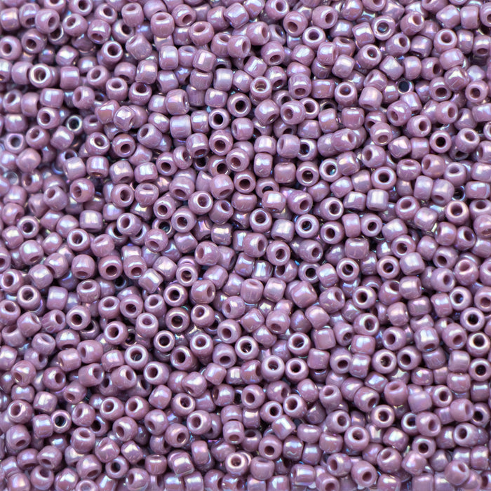 11/0 TOHO Seed Bead - Opaque-Rainbow Lavender