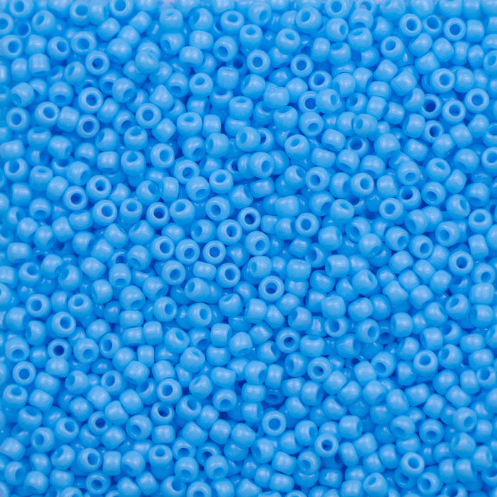 11/0 TOHO Seed Bead - Opaque Blue Turquoise