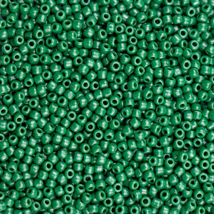 11/0 TOHO Seed Bead - Opaque Pine Green