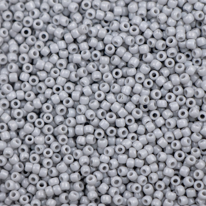 11/0 TOHO Seed Bead - Opaque Grey