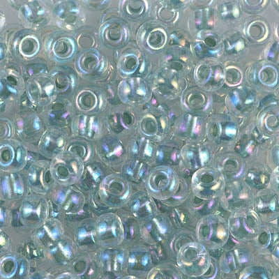 6/0 Miyuki SEED Bead - Sea Foam Lined Crystal AB