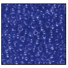 11/0 Preciosa Seed Beads - Transparent Capri Blue