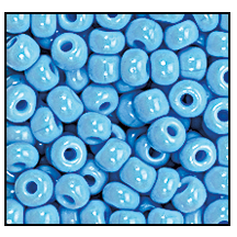 6/0 Preciosa Seed Beads - Opaque Turquoise