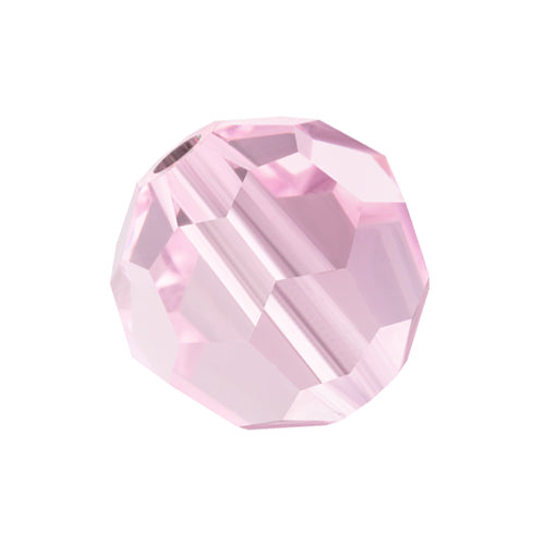 Preciosa 6mm Faceted Round Bead - Pink Sapphire