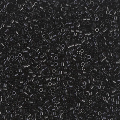 15/0 Miyuki DELICA Beads - Black