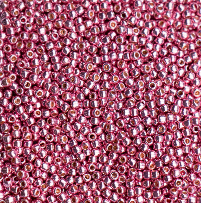 11/0 TOHO Seed Bead - PermaFinish - Galvanized Pink Lilac