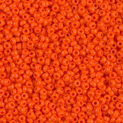 11/0 Miyuki SEED Bead - Opaque Orange