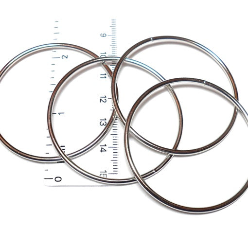 14swg 2 in. Outer Diameter Welded Stainless Steel Rings