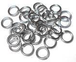 18swg (1.2mm) 7/16in. (12.2mm) ID 10.1 AR Soft Tempered and Saw Cut Stainless Steel Jump Rings