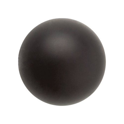Preciosa 5mm Round Pearls - Mystic Black