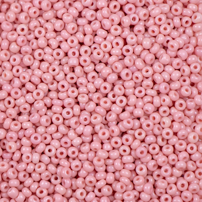 10/0 Preciosa Seed Beads- Opaque Pink