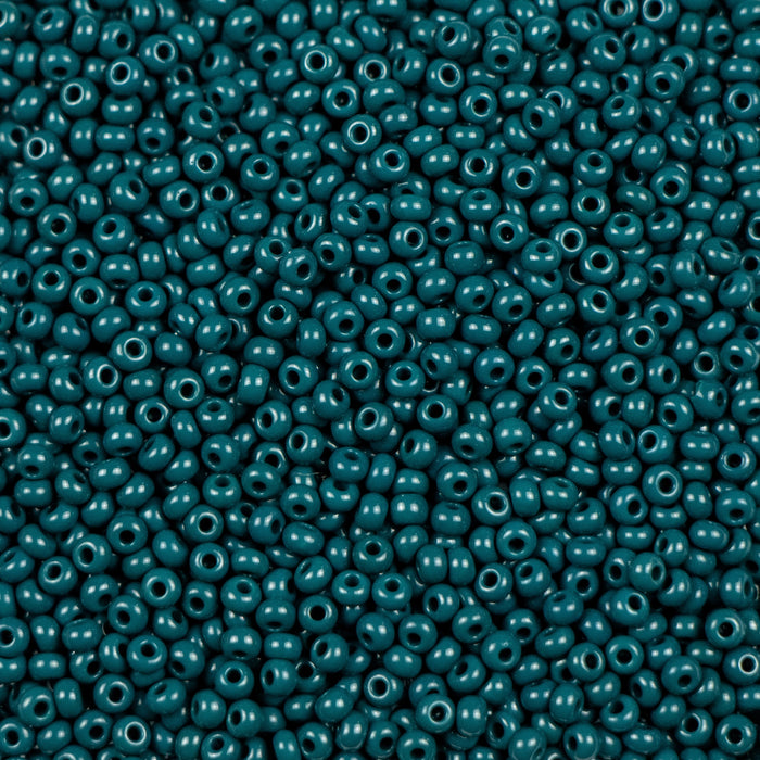 10/0 Preciosa Seed Beads- Opaque Olive