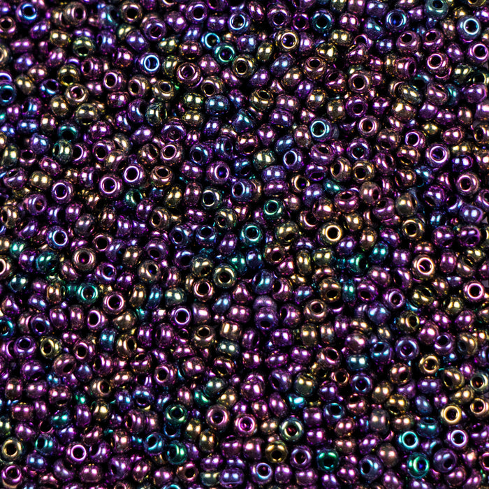 10/0 Preciosa Seed Beads - Metallic Purple Iris