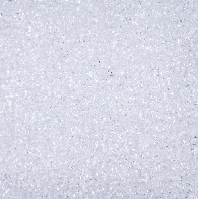 11/0 Preciosa Seed Beads - Transparent Crystal
