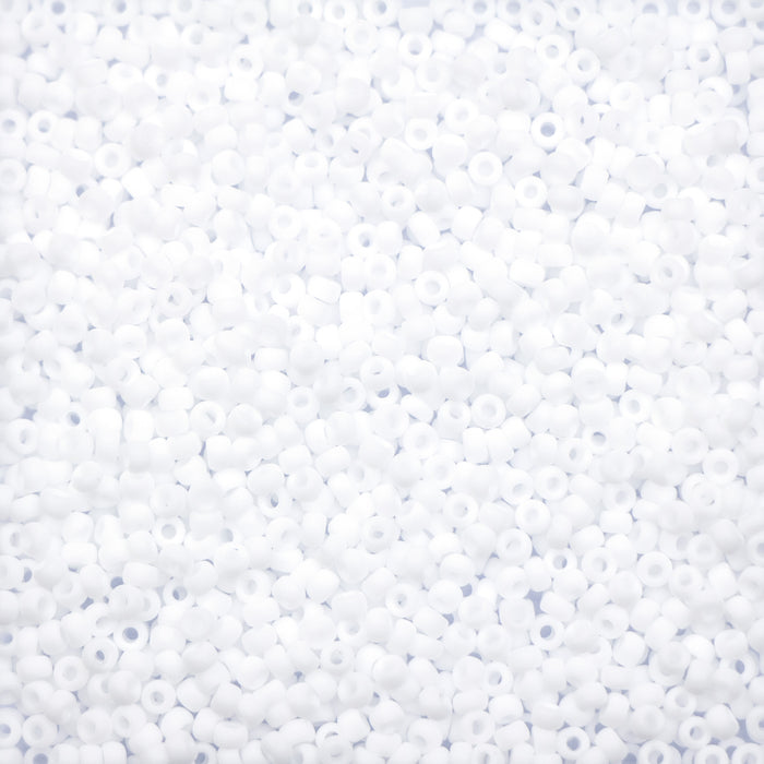 11/0 Miyuki SEED Bead Pack - Matte White