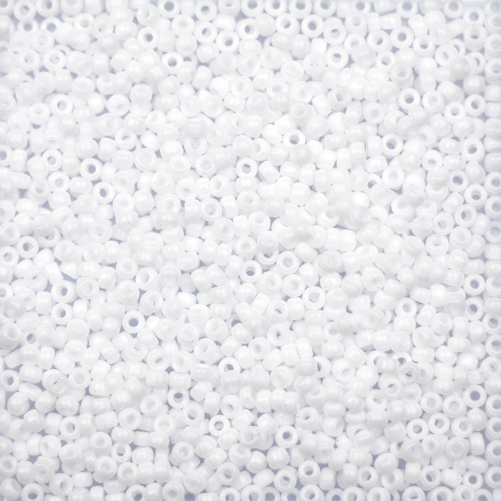 11/0 Miyuki SEED Bead - White