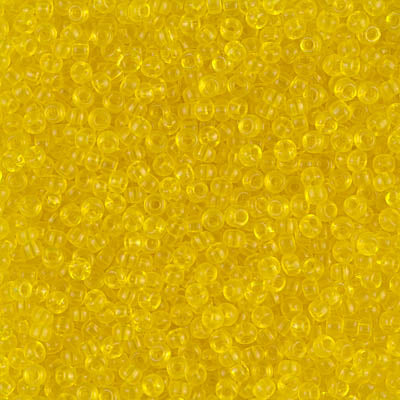11/0 Miyuki SEED Bead - Transparent Yellow