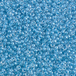 11/0 Miyuki SEED Bead - Sky Blue Lined Crystal