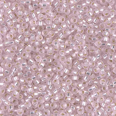 11/0 Miyuki SEED Bead - Dyed Silverlined Carnation Pink