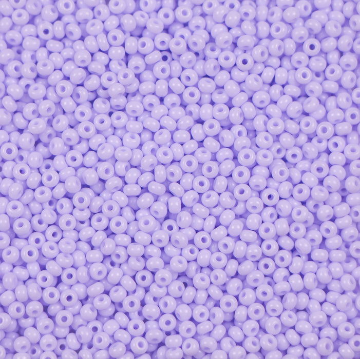 11/0 Preciosa Seed Beads - Opaque Periwinkle (Neodymium)