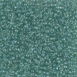 11/0 Miyuki SEED Bead - Transparent Sea Foam Luster