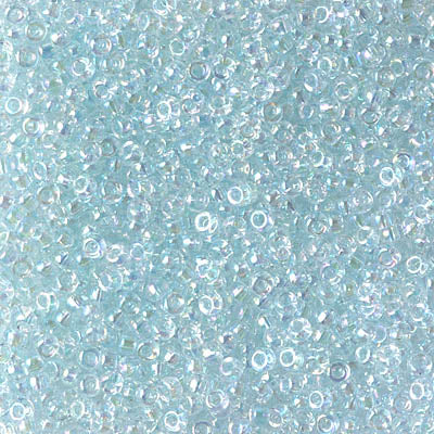 11/0 Miyuki SEED Bead - Ice Blue Lined Crystal AB