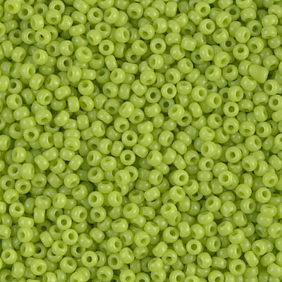 11/0 Miyuki SEED Bead Pack - Opaque Chartreuse
