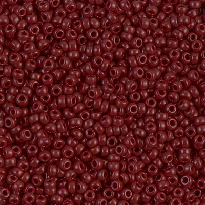 11/0 Miyuki SEED Bead Pack - Opaque Red Brown