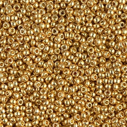 11/0 Miyuki SEED Bead Pack - Duracoat Galvanized Gold