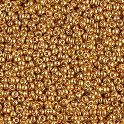 11/0 Miyuki SEED Bead - Duracoat Galvanized Yellow Gold