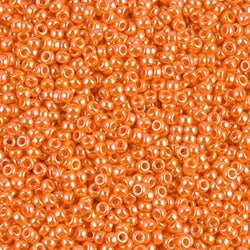 11/0 Miyuki SEED Bead Pack - Opaque Light Orange Luster