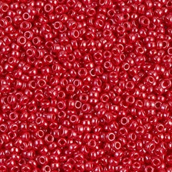 11/0 Miyuki SEED Bead Pack - Opaque Red Luster