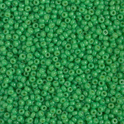 11/0 Miyuki SEED Bead - Duracoat Opaque Fiji Green