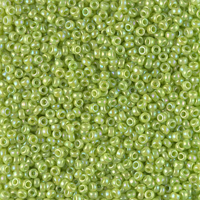 11/0 Miyuki SEED Bead - Opaque Chartreuse AB