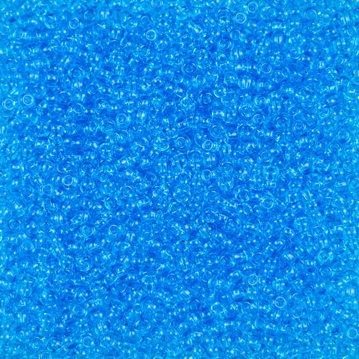 11/0 Preciosa Seed Beads - Transparent Aqua