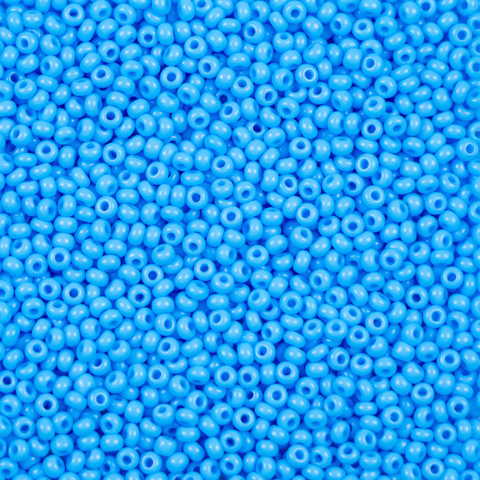 11/0 Preciosa Seed Beads - Opaque Turquoise