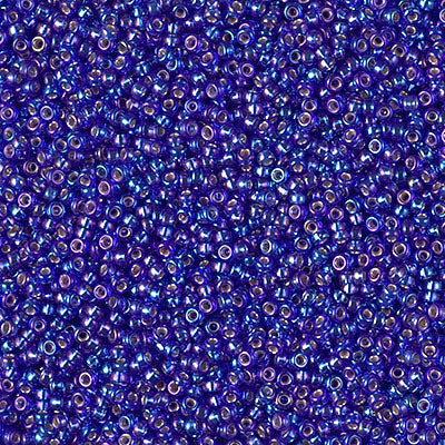 01786 15-1020 | 15/0 Miyuki SEED Bead - Silverlined Cobalt AB