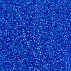 15/0 Miyuki SEED Bead - Transparent Sapphire