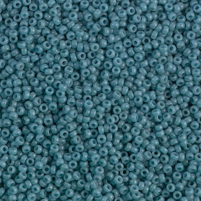 15/0 Miyuki SEED Bead - Dyed Semi-Frosted Opaque Shale