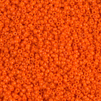 15/0 Miyuki SEED Bead - Opaque Orange
