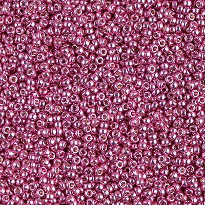 15/0 Miyuki SEED Bead - Duracoat Galvanized Hot Pink